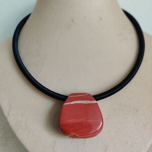Natural Red Jasper Necklace
